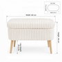 Atelier Del Sofa Mini Oslo Linen - Toscano Cream